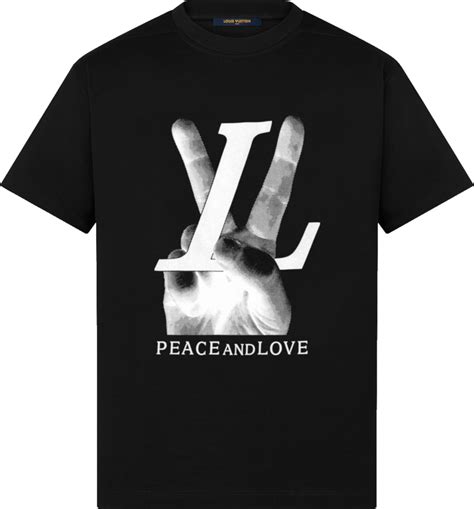 louis vuitton shirt peace and love